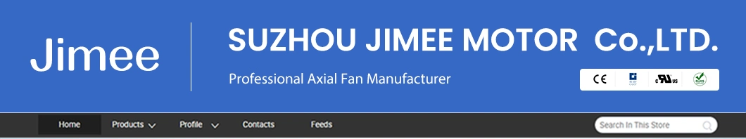 Jimee Motor ODM Customized Air Intake Blower China Low-Pressure Inline Centrifugal Duct Fan Manufacturing Jm12038bhl 120*120*38mm AC Axial Blowers