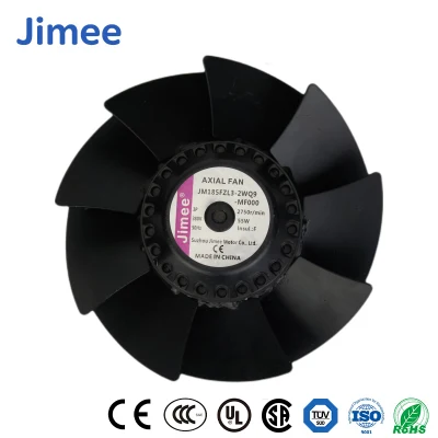 Jimee Motor Wholesale Didw Centrifugal Blower China Turbo Blower Factory Stainless Steel Blade Material Jm8038b1hl 80*80*38mm AC Axial Blowers