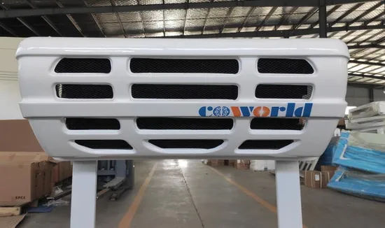 25~30 Cbm Frozen Cargo Meat Vegetable R404A Split Front Mounted Copper Tube Evaporator Engine Driven DC12V/24V Truck Refrigeration Unit 